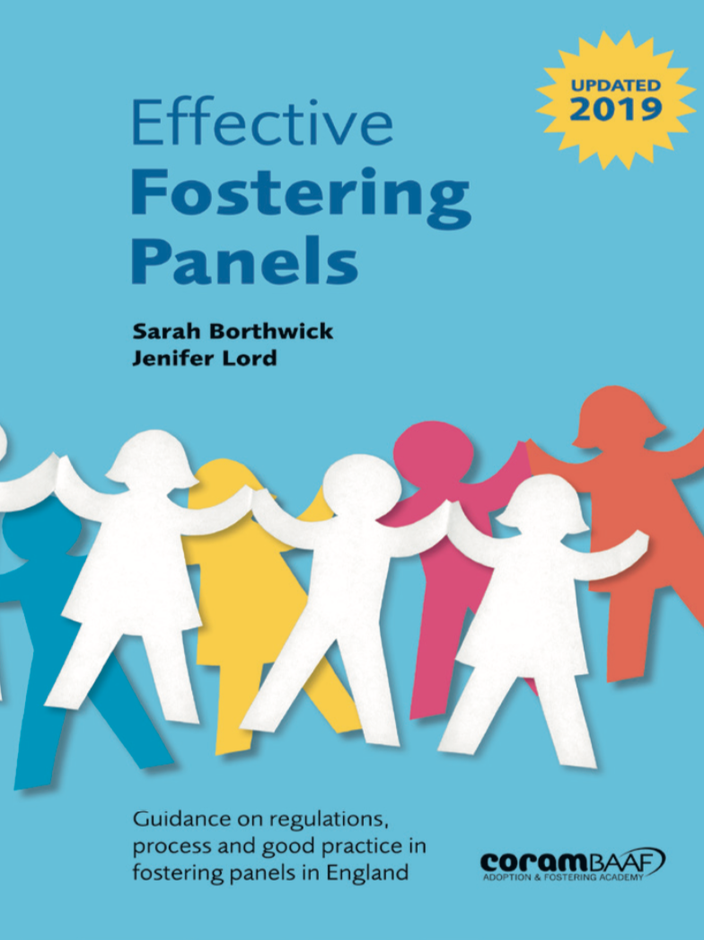 Effective Fostering Panels 2019 Edition CoramBAAF